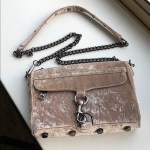 Rebecca Minkoff crushed velvet cross body